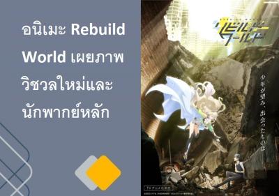 อนิเมะ Rebuild World เผยภาพวิชวลใหม่และนักพากย์หลัก