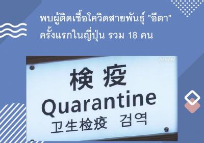 พบผู้ติดเชื้อโควิดสายพันธุ์ 
