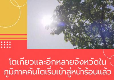 โตเกียวและอีกหลายจังหวัดในภูมิภาคคันโตเริ่มเข้าสู่หน้าร้อนแล้ว