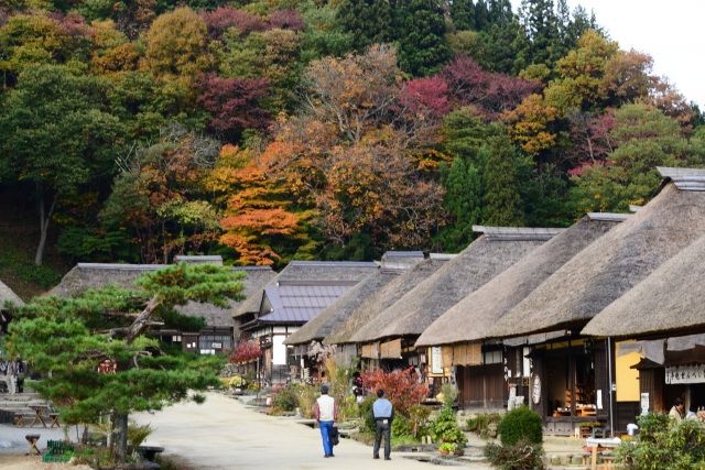 หมู่บ้านโบราณโออุจิจูกุ (大内宿)